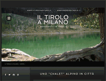 Tablet Screenshot of iltiroloamilano.it